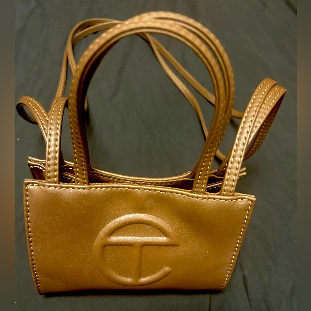 Small Telfar Chocolate Shopping Bag